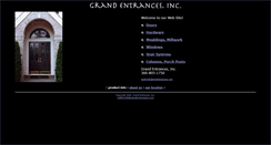 Desktop Screenshot of grandentrancesinc.com